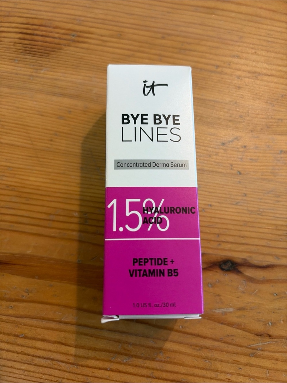 It Cosmetics Bye Bye Lines Serum Hyaluronic Acid W Peptide Vitamin B Serum NIB
